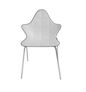 WHITE/BLACK ETOILE CHAIR