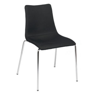 CHAISE LOOK TISSU NOIR