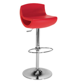 TABOURET POP ROUGE