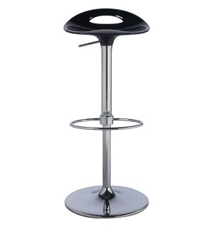 TABOURET FLASHY NOIR LAQUE