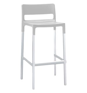 TABOURET LOOPING BLANC
