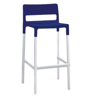 TABOURET LOOPING BLEU