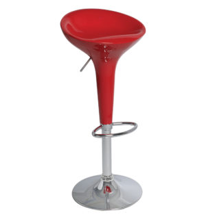 RED BOMBO STOOL