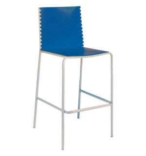 BLUE ZIP STOOL