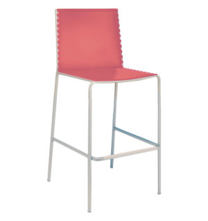 RED ZIP STOOL