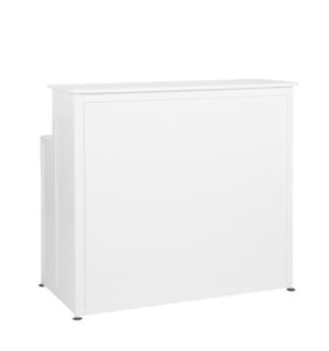 WHITE BAR WITH  STORAGE + SINK - 120x50