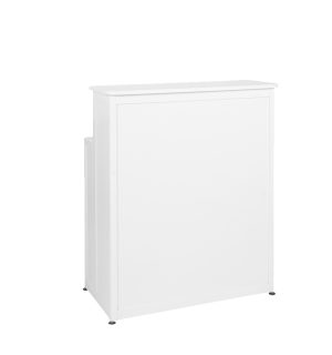 BAR AVEC RANGEMENT BLANC - 90x50