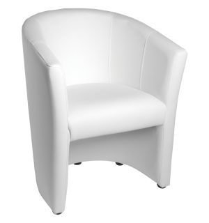 FAUTEUIL TONDO BLANC