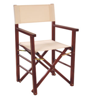 MAHOGANY GREY MONTE-CARLO ARMCHAIR