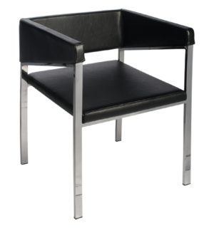 FAUTEUIL TRAPEZE NOIR