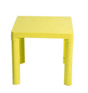 TABLE PLASTIQUE BABY JAUNE