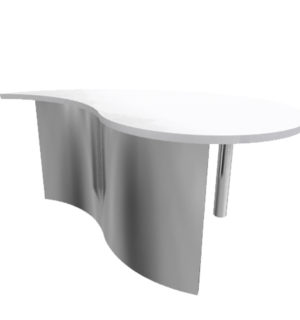 WHITE ZIRKA LOW TABLE