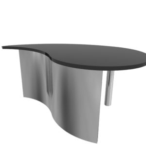 BLACK ZIRKA LOW TABLE