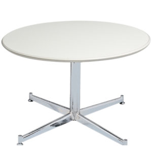 TABLE BASSE MALOUINES BLANC - Ø 60