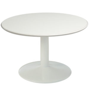 TABLE BASSE ORION BLANC - Ø 80