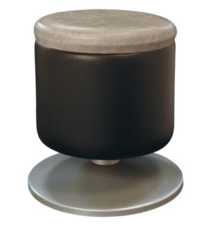 POUF ALLOHA NOIR/GRIS