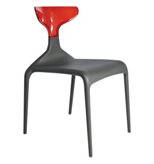 BLACK/RED SILHOUETTE CHAIR