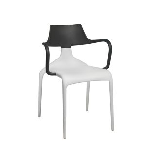 WHITE/BLACK DONUTS CHAIR