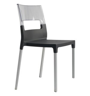 CHAISE SCOOP NOIR