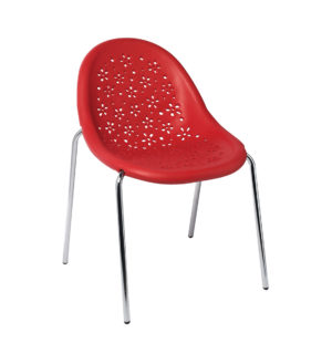 RED FLOWER CHAIR
