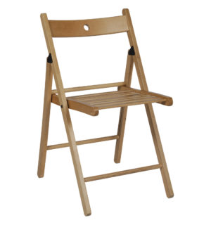 WOODEN SCHOOL CHAIR