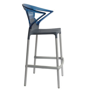 TABOURET CAPRICE NOIR/BLEU
