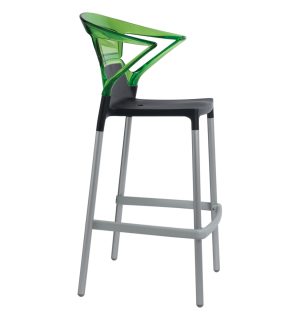 TABOURET CAPRICE NOIR/VERT