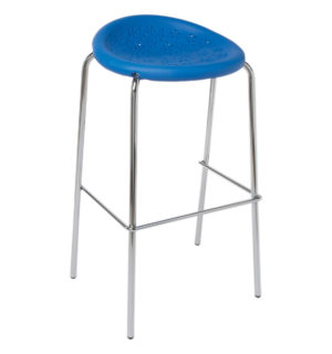 BLUE FLOWER STOOL