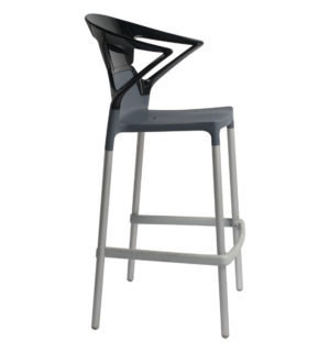 TABOURET CAPRICE NOIR/NOIR