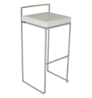 TABOURET DANDY BLANC