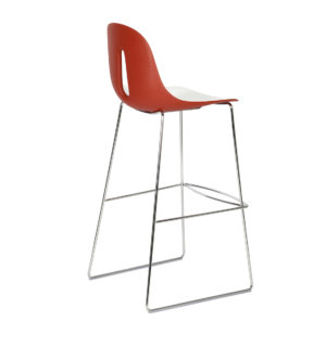 TABOURET GOTTAM ROUGE