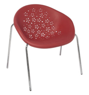 RED FLOWER ARMCHAIR