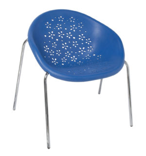BLUE FLOWER ARMCHAIR