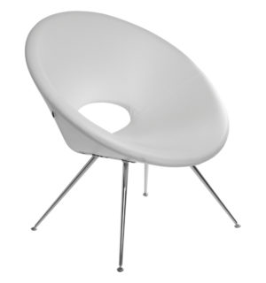 FAUTEUIL SATELLITE BLANC