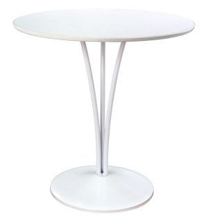 TABLE TRILOGIE BLANC - Ø 80
