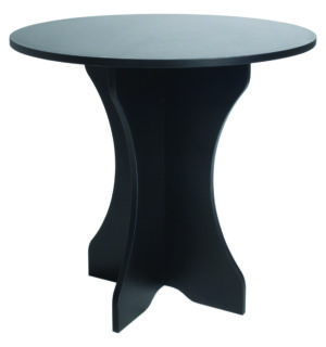 BLACK CITY TABLE -  Ø 80