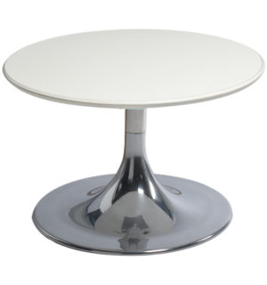 TABLE BASSE FLASHY BLANC - Ø 80