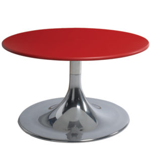 TABLE BASSE FLASHY ROUGE - Ø 80
