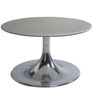 TABLE BASSE FLASHY GRIS - Ø 80