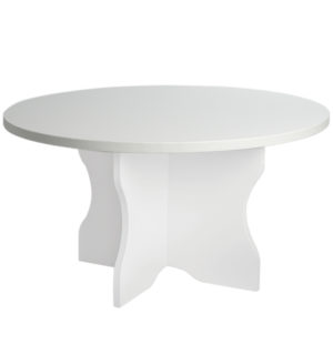 WHITE CITY LOW TABLE - Ø 80