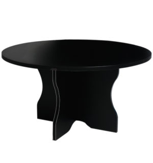 BLACK CITY LOW TABLE - Ø 80