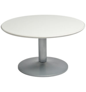 TABLE BASSE ORION GRIS/BLANC - Ø 60