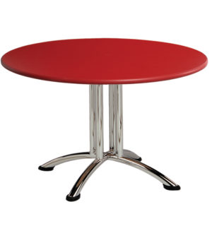 TABLE BASSE ARIANE ROUGE - Ø 80