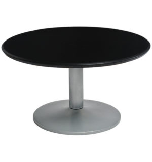 TABLE BASSE ORION GRIS/NOIR - Ø 60