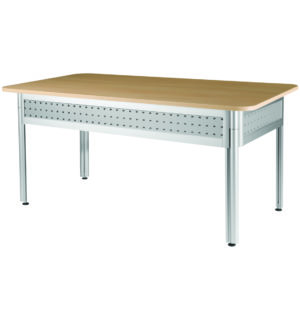 GREY/WOOD DECO DESK - 150x80