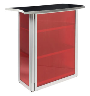 BLACK/PLEXI RED FLASHY COUNTER