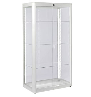VITRINE VERSAILLES EN BOIS BLANC