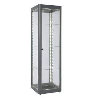 VITRINE MONARCHY EN BOIS NOIR