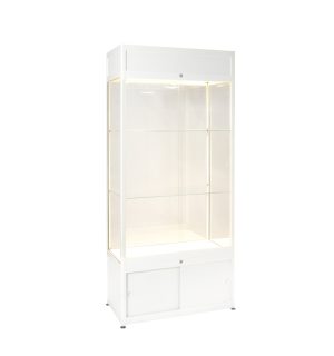 VITRINE HAUTE BLANC
