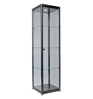 VITRINE COLONNE NOIR